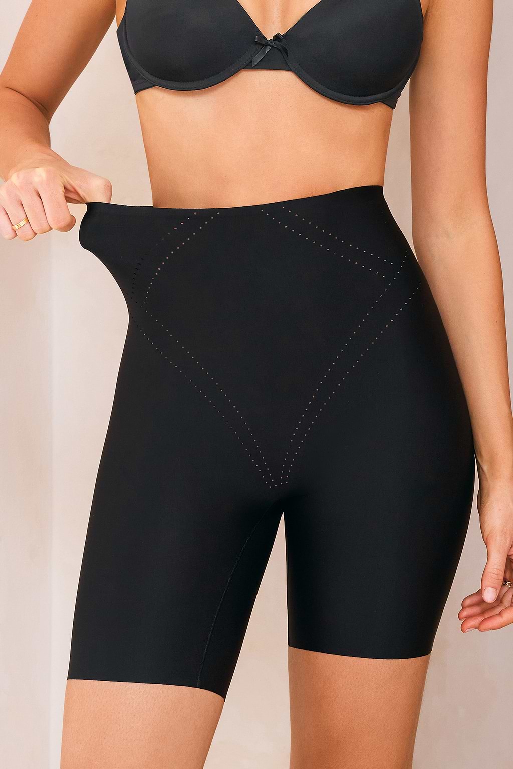 Safe Bet Black Shapewear Shorts