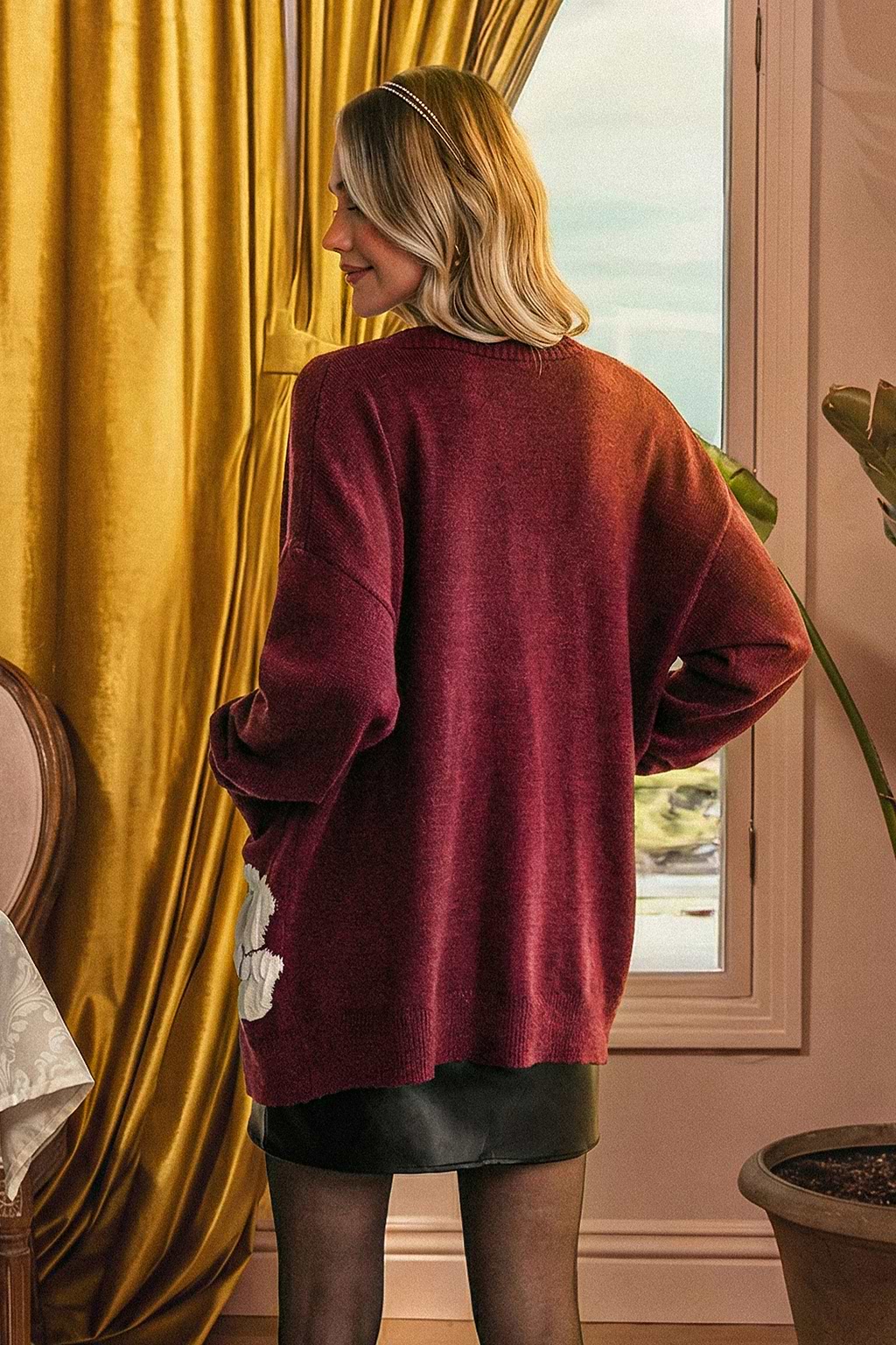 Swoon Red Cardigan
