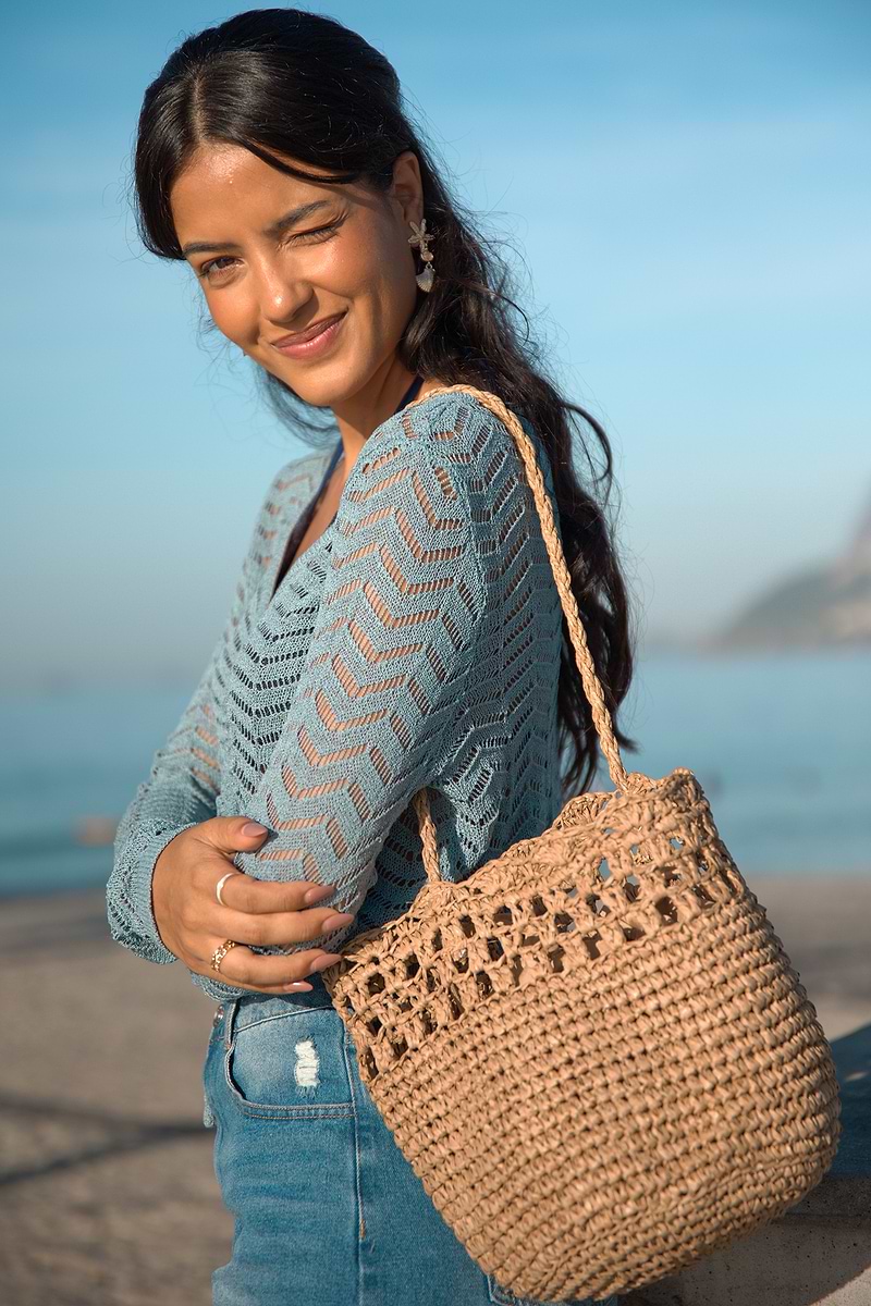 Borsa di paglia Life of Abundance