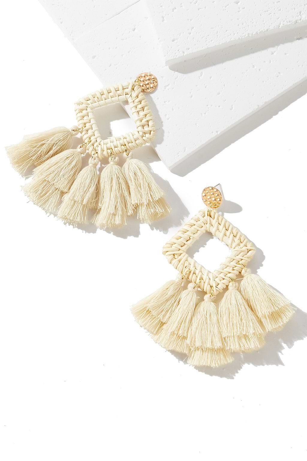 Spontaneity Beige Earrings