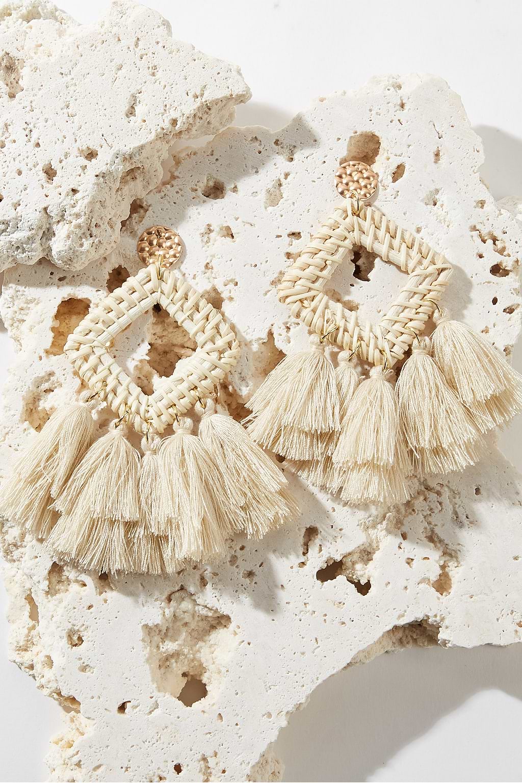 Spontaneity Beige Earrings