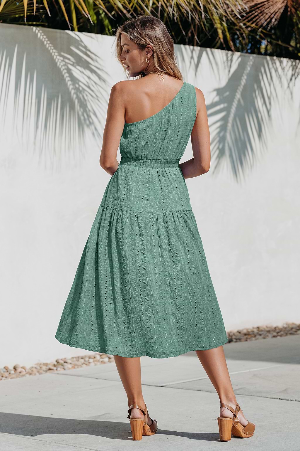 Simmer Green Midi Dress