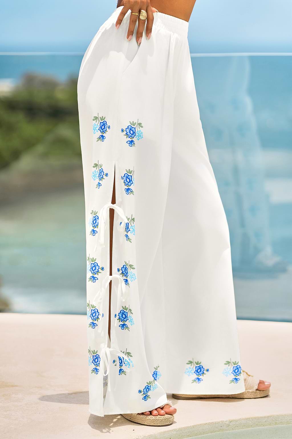 Undefined Floral Pants