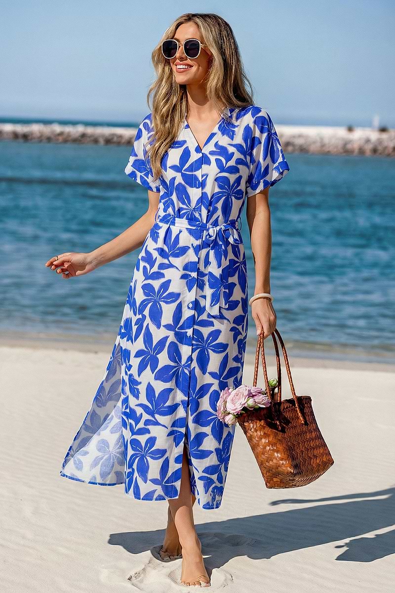 Eureka Tropical Maxi Dress