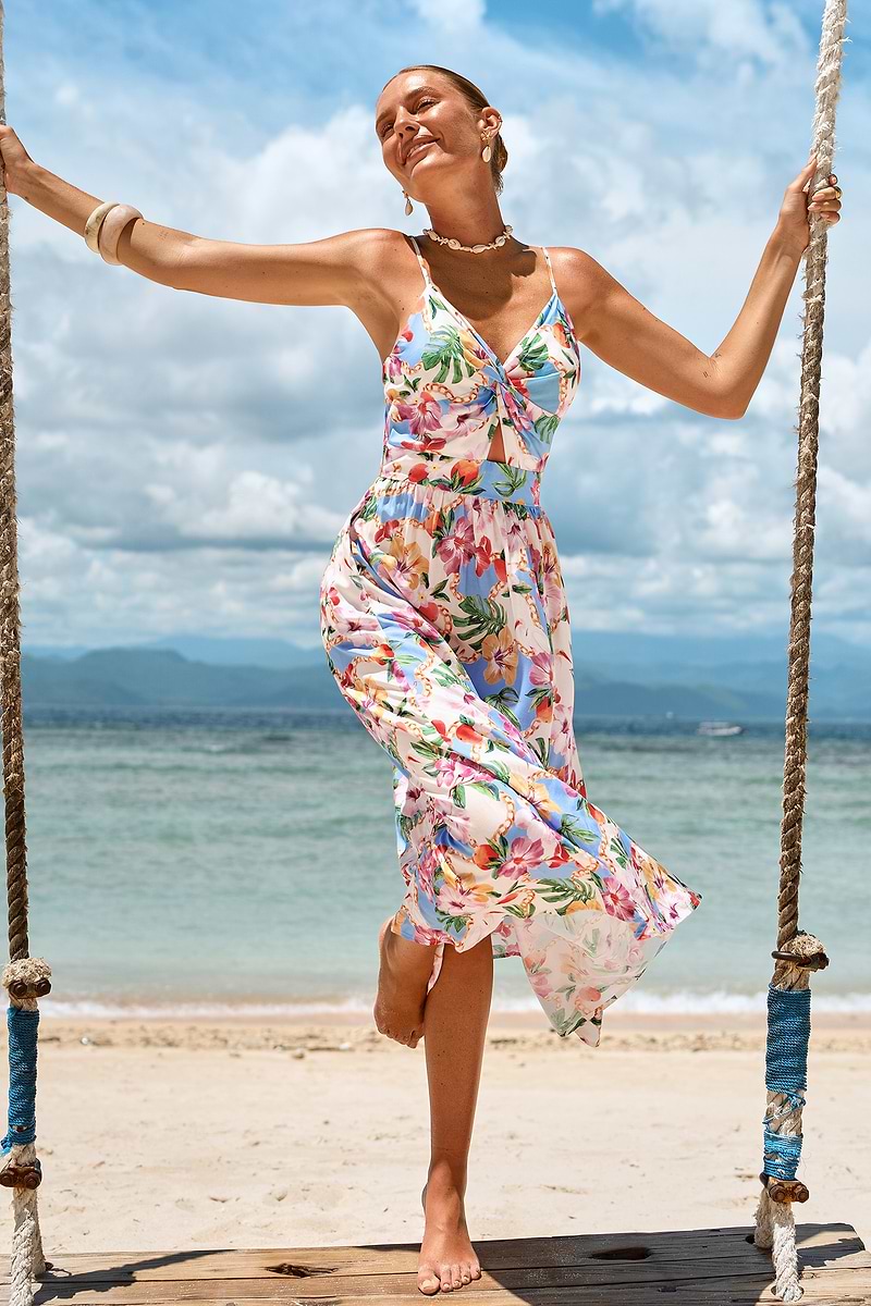 Total Betty Tropical Maxi Dress