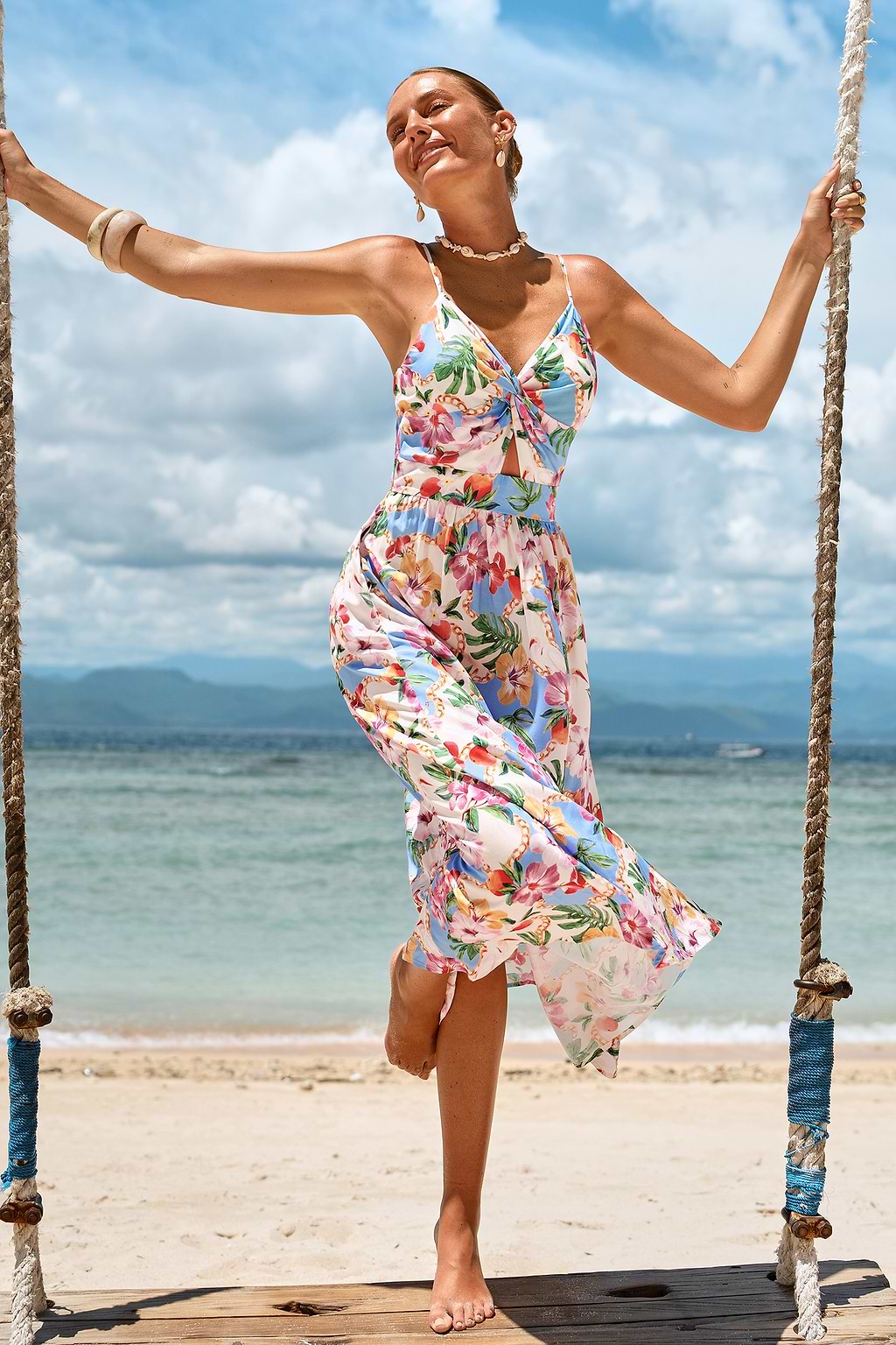 Total Betty Tropical Maxi Dress