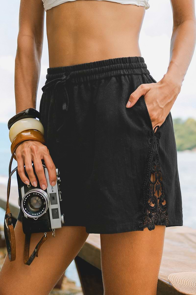 Showdown Black Shorts