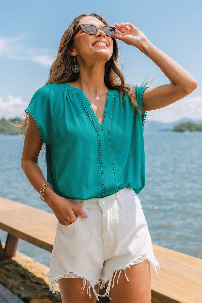 Vacay Goals Aqua Tee