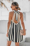 Only Drama Striped Mini Dress