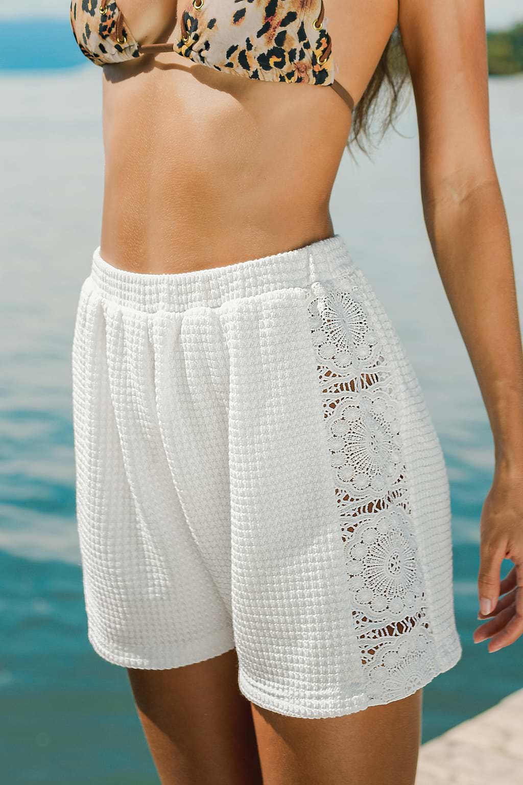 Universal Theme White Shorts