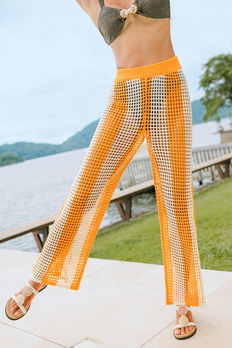 Groovy Girl Striped Cover-Up Pants