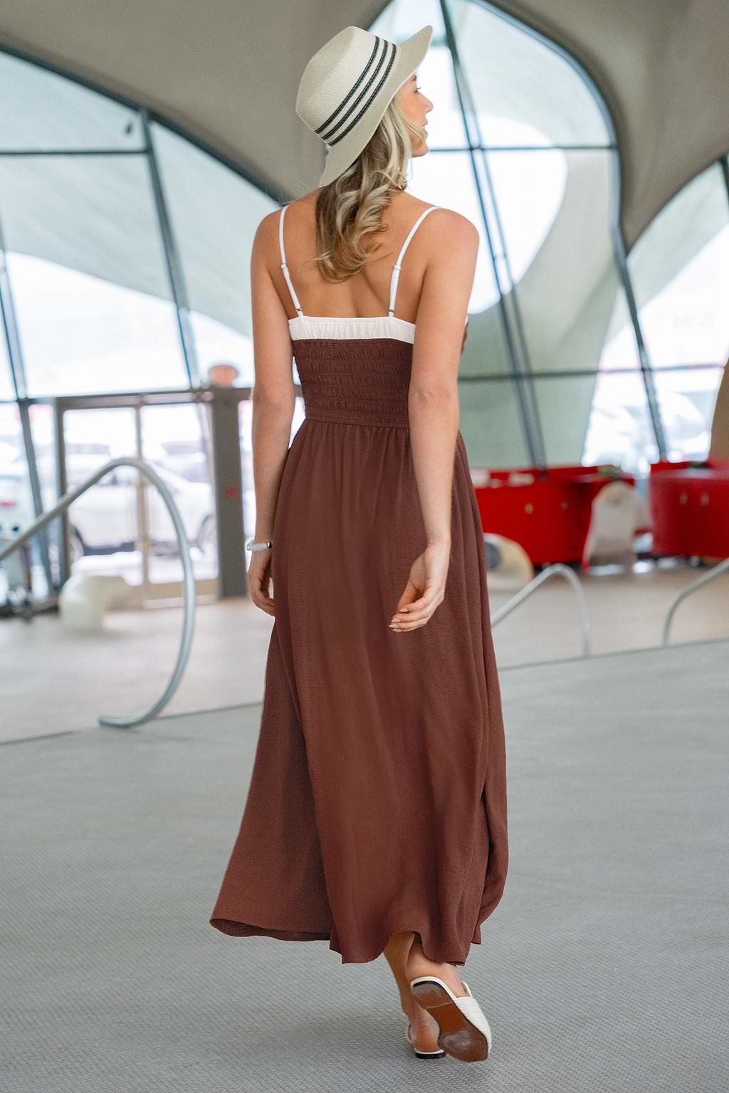 So Extra Brown Maxi Dress