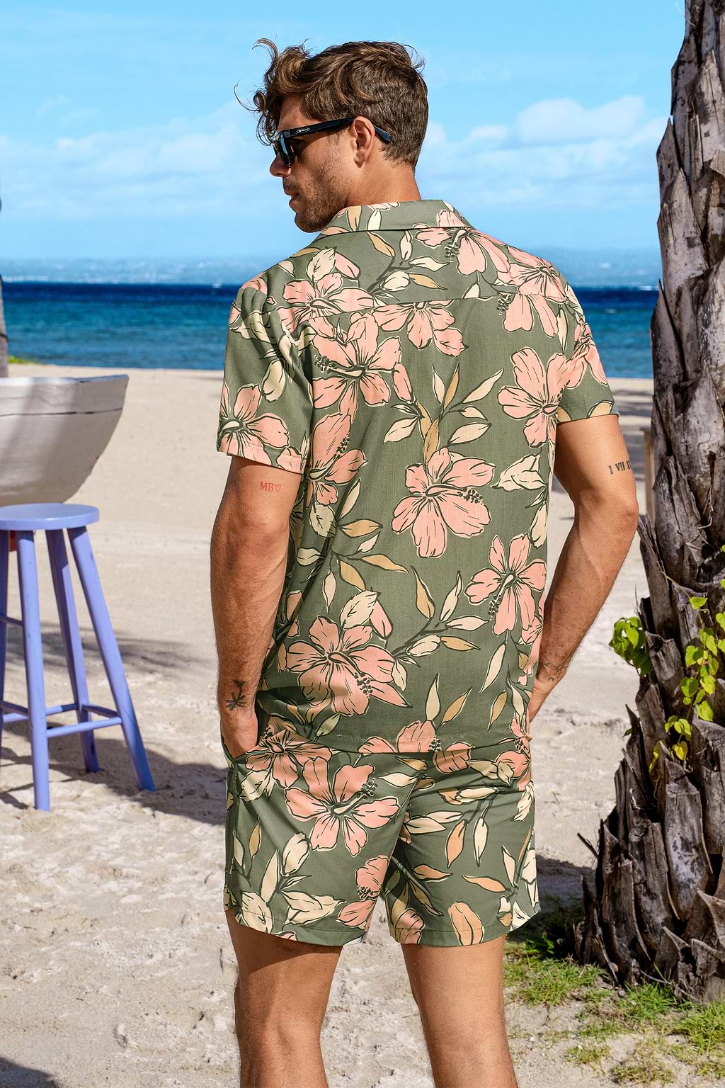 Spodenki kąpielowe Ride the Wave Floral