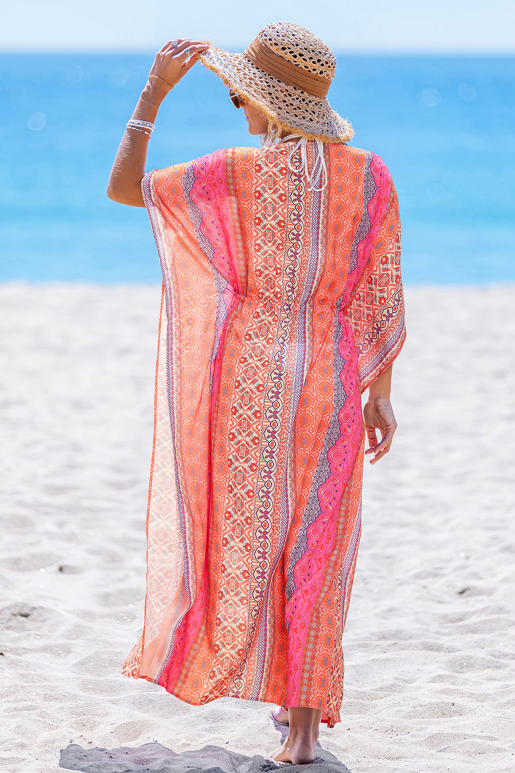 Horizon Hues Boho Cover-Up Kimono