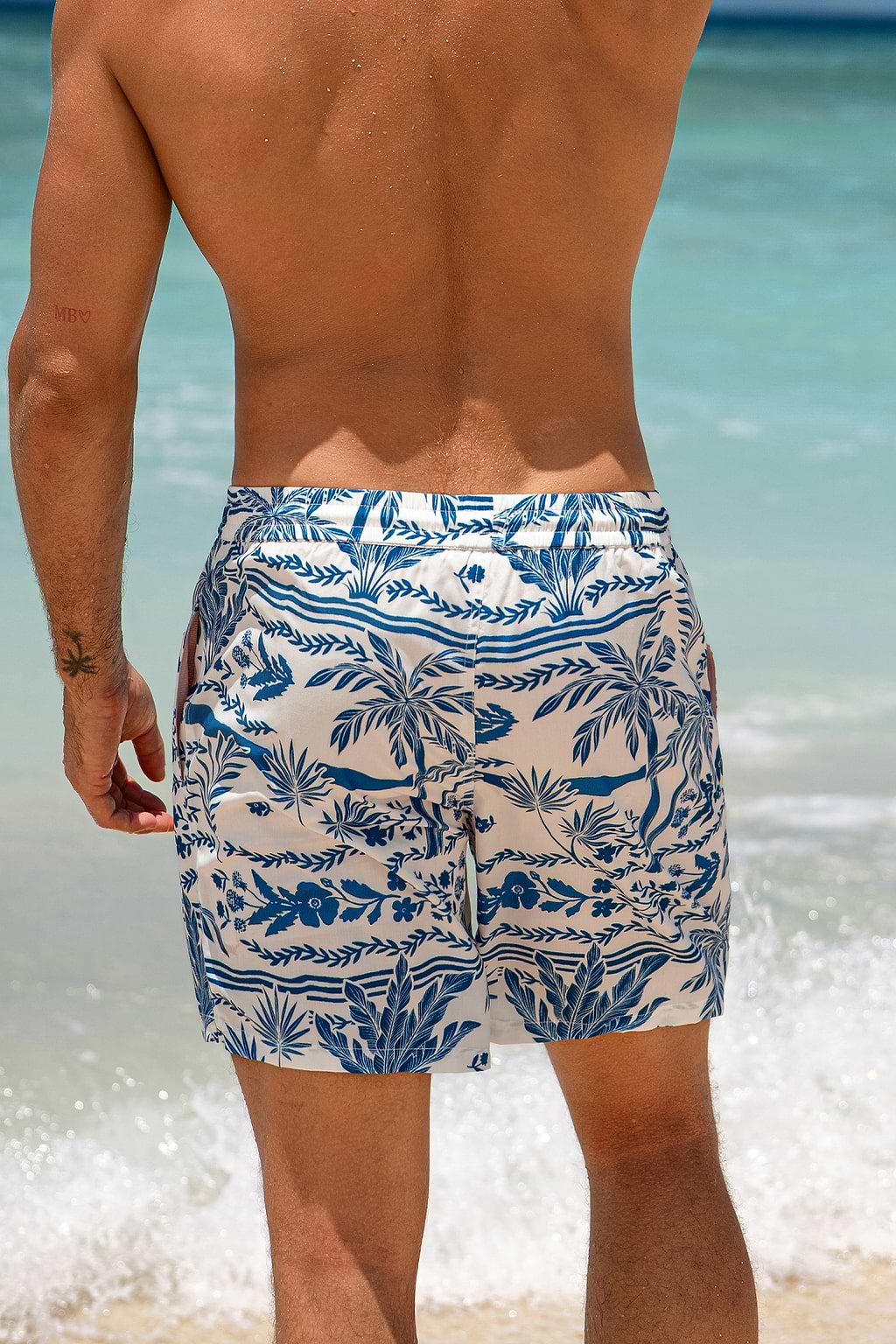 Clear Path Tropical Board Shorts