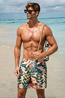 Bird of Paradise Tropical Board Shorts