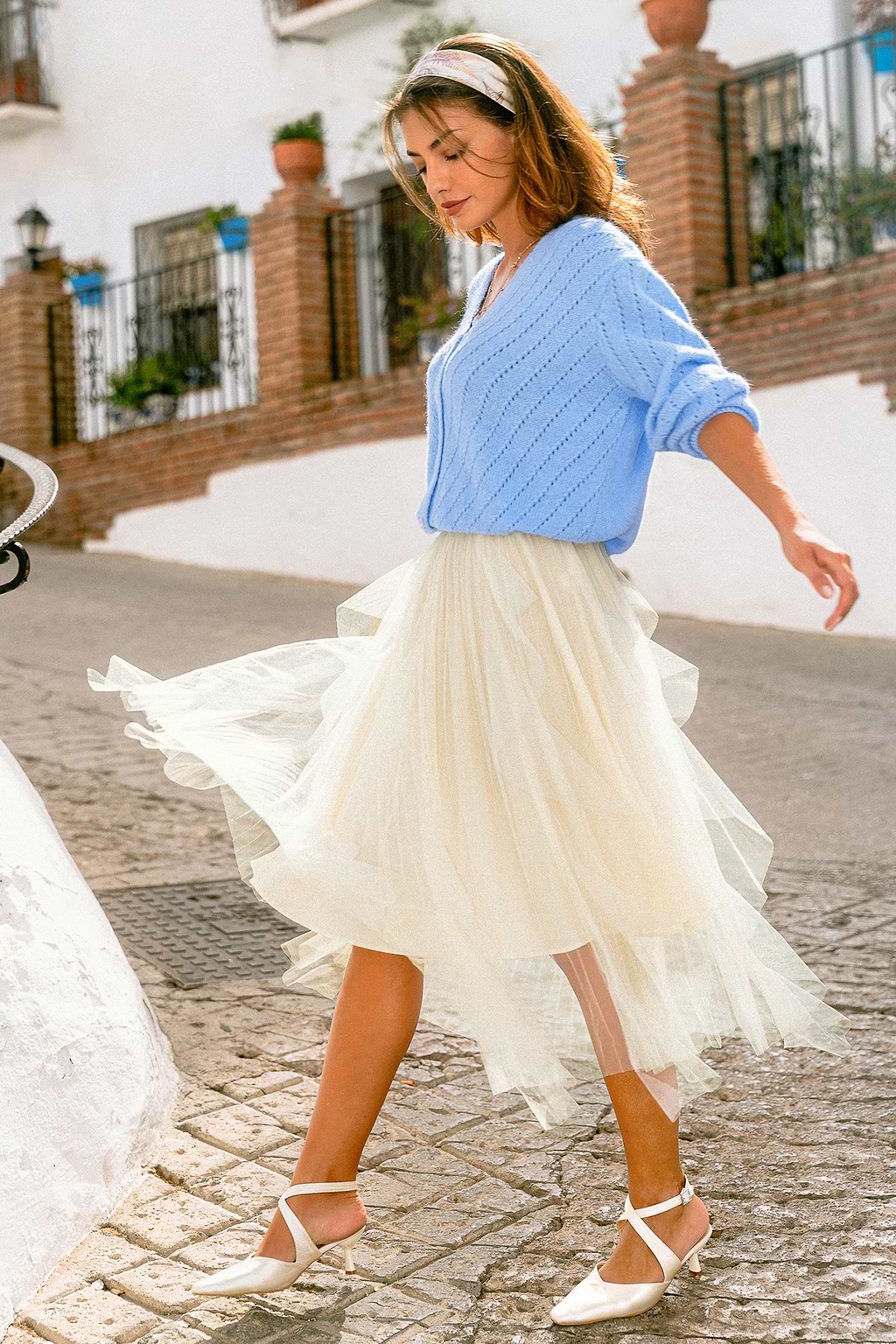 Street Chic Cream Maxi Skirt