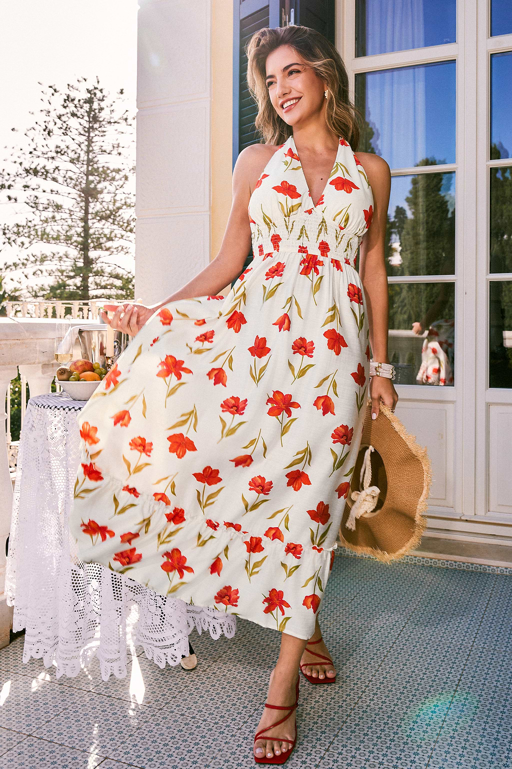 Did the Most Floral Midi Dress