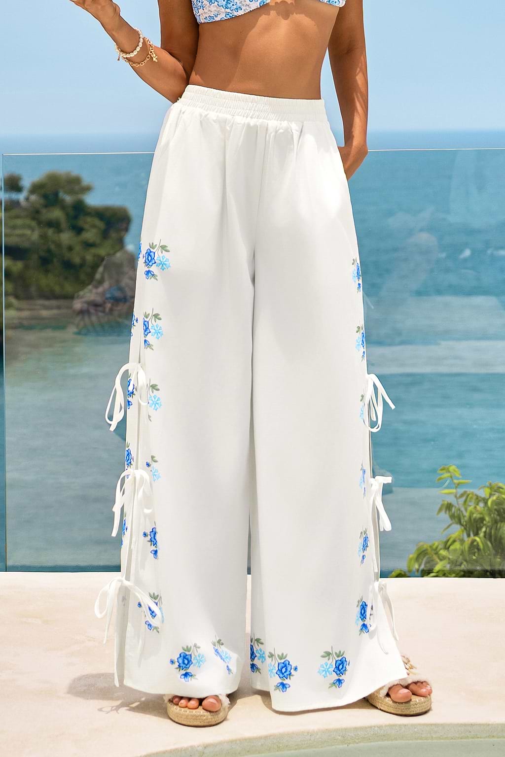Undefined Floral Pants