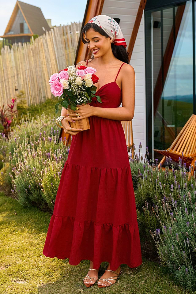 sultry red dress Lady In Red: The Best Red Dress Moments Of All Time