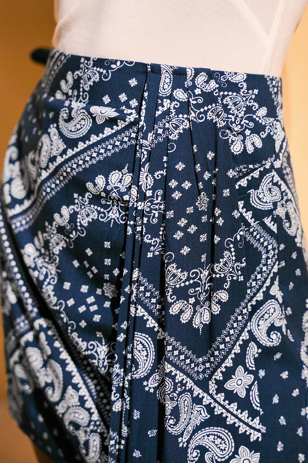 Flirtatious Paisley Mini Skirt