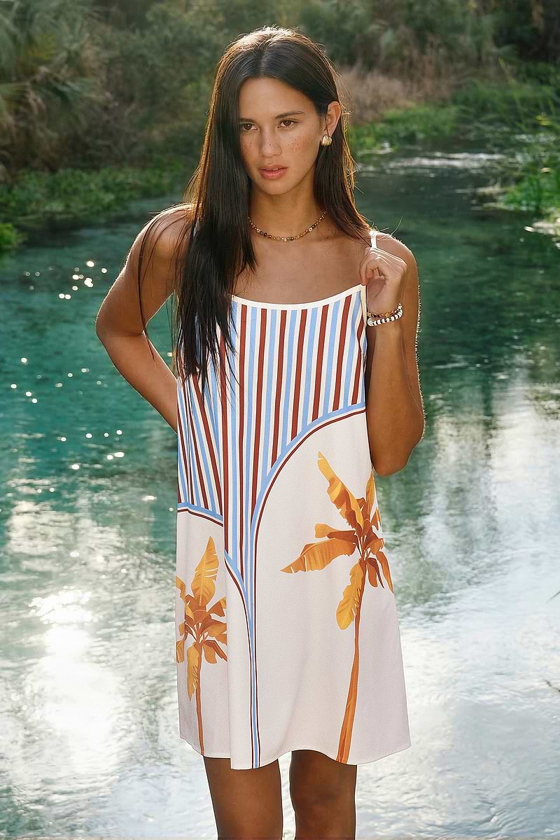 Big Adventure Tropical Mini Dress