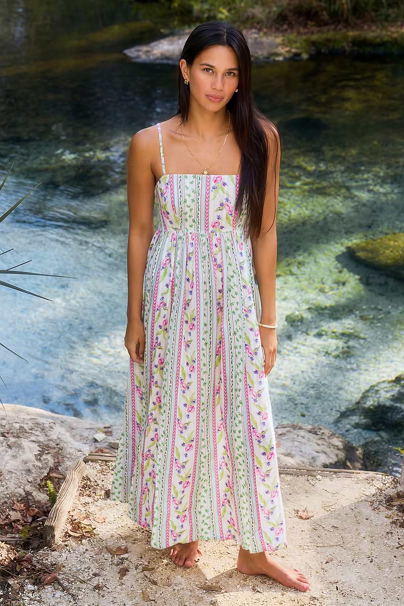 No Vacancy Floral Maxi Dress