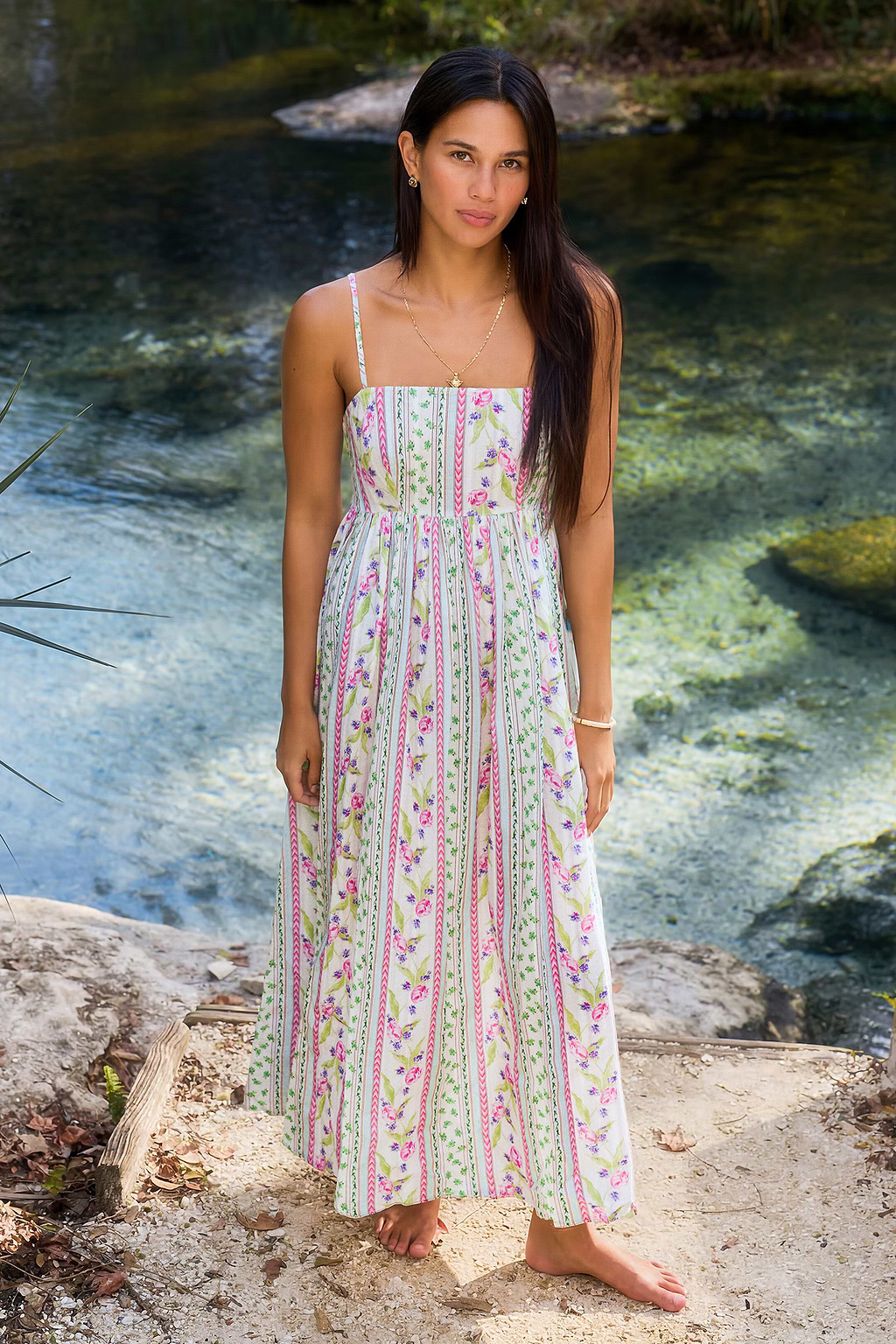 No Vacancy Floral Maxi Dress