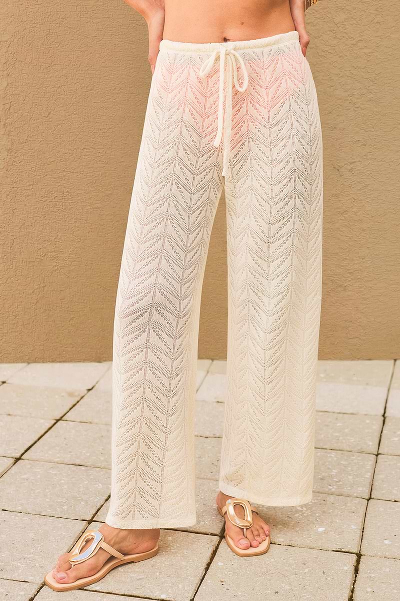 Cabana Calling Beige Cover-Up Pants