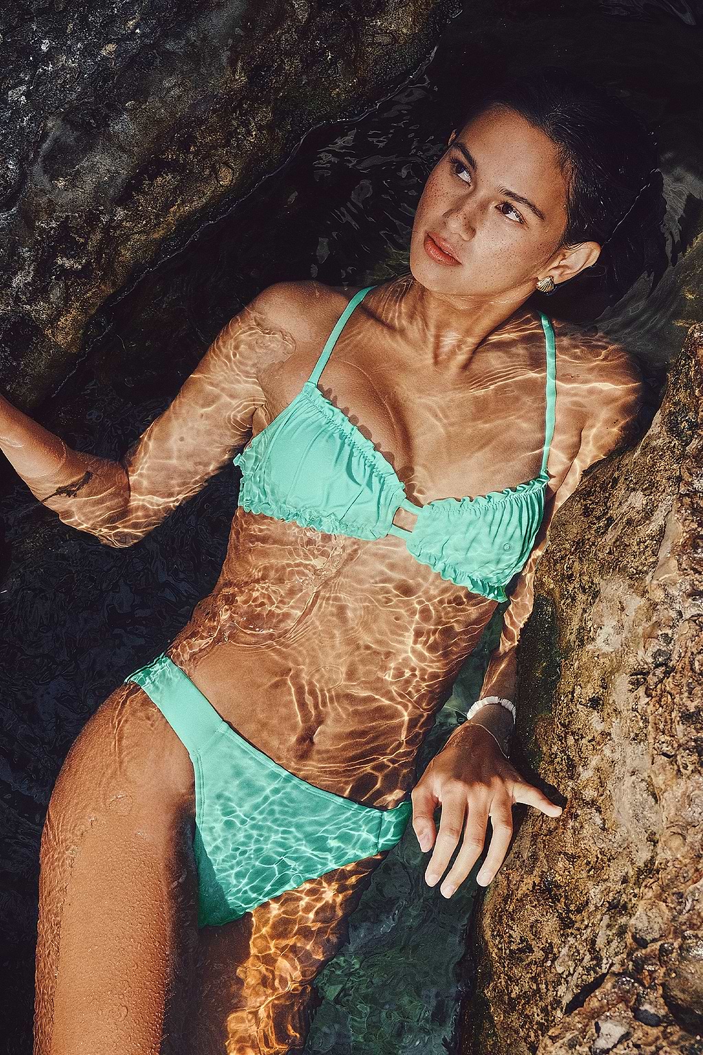 Jet Ski Baby Green Bikini Set