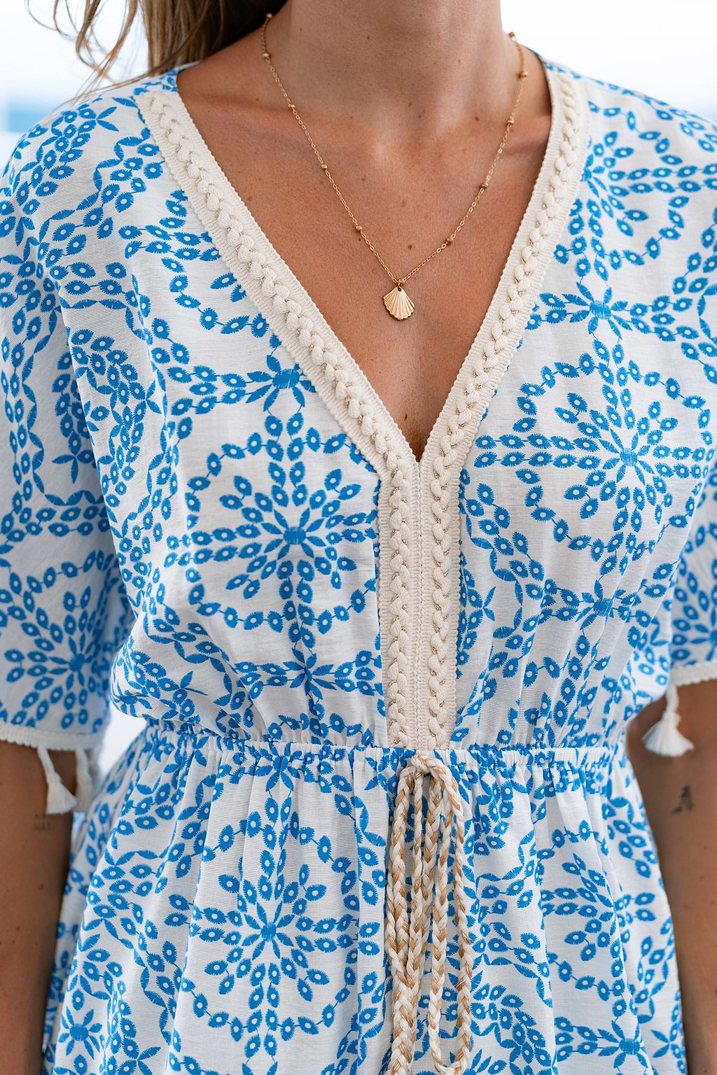 Good Karma Ornate Mini Dress