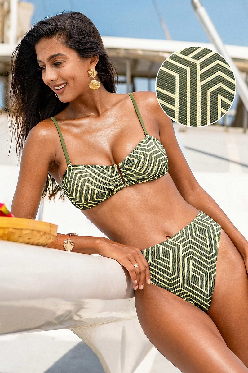 No Context Geo Bikini Set