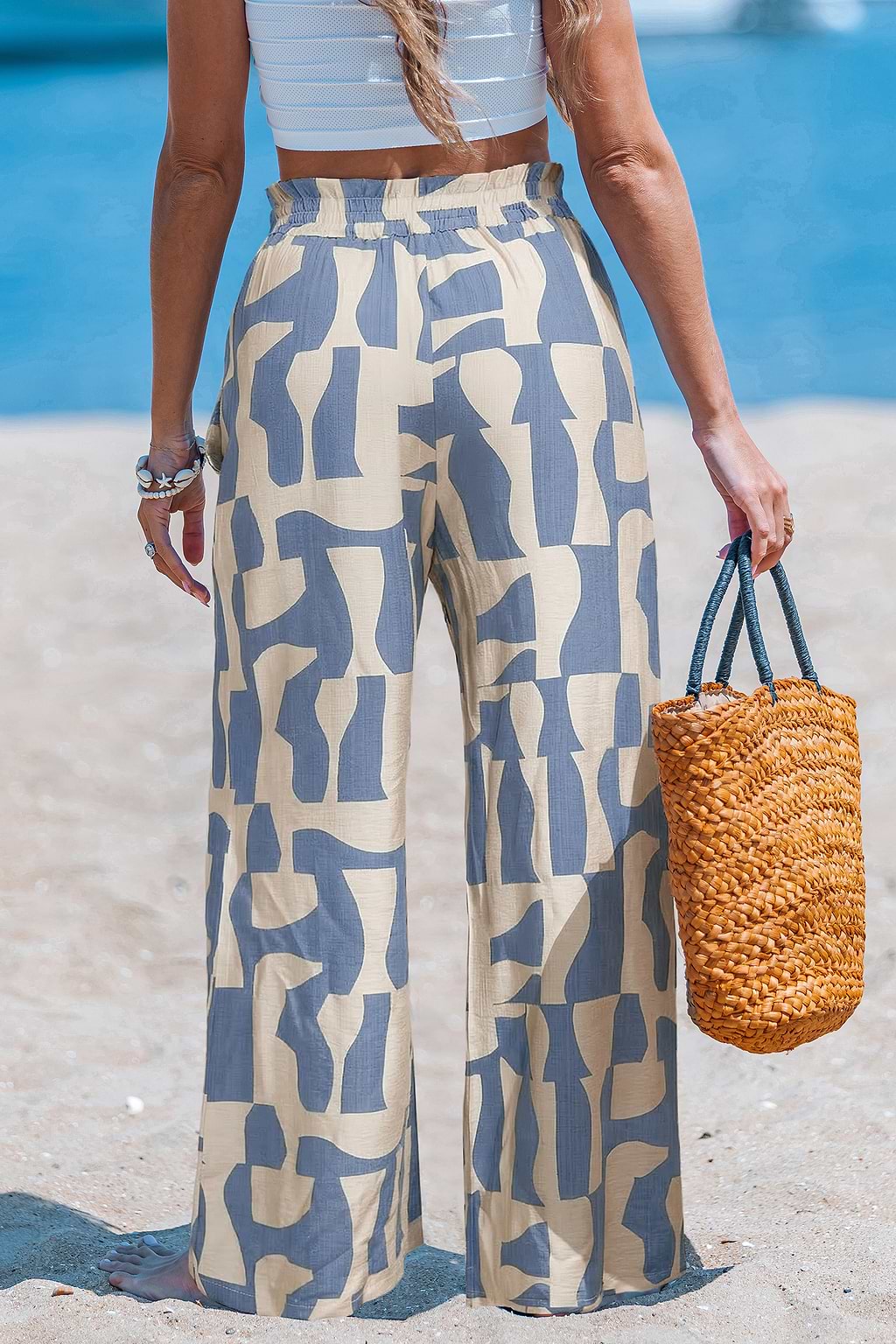 Novel Idea Abstract Pants