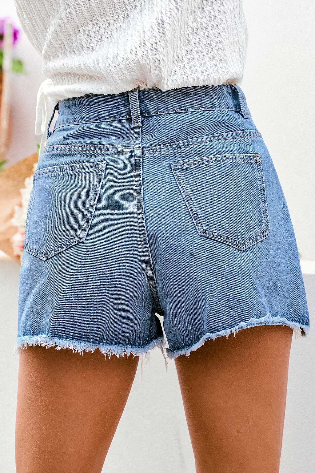 Modern Classic Denim Shorts
