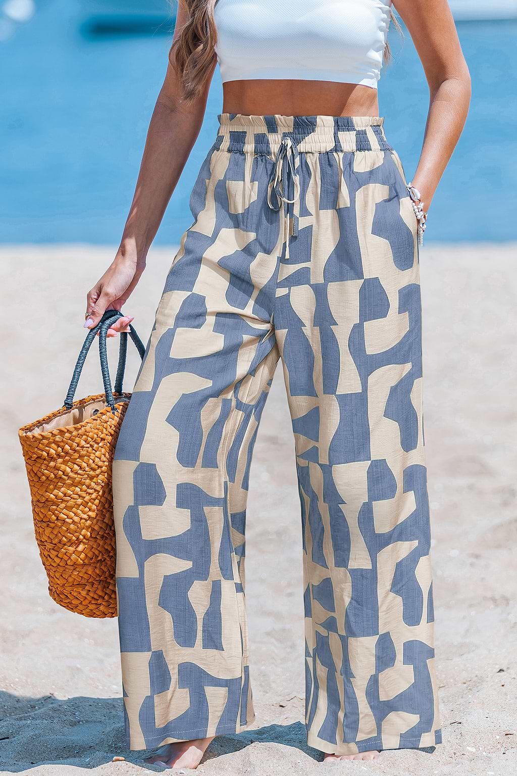 Novel Idea Abstract Pants