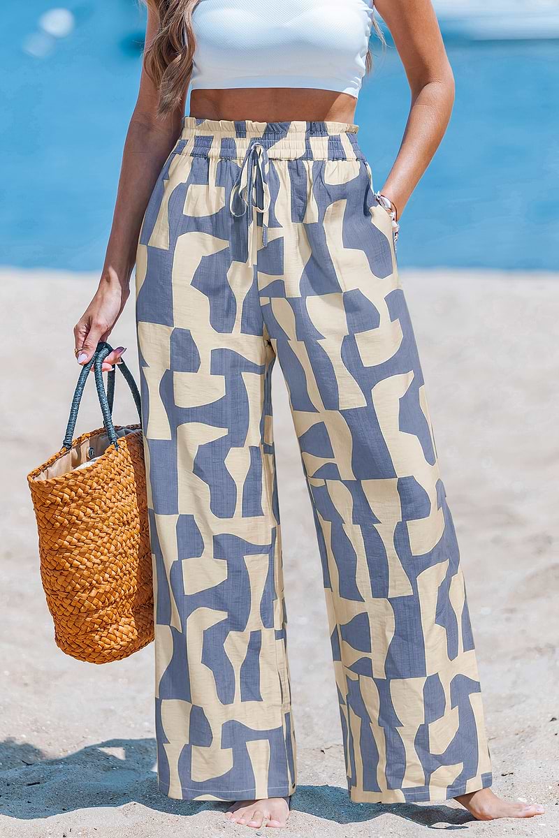 Novel Idea Abstract Pants