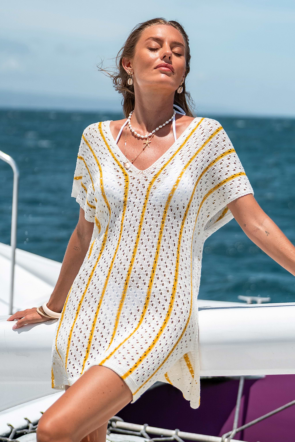 Minivestido de rayas Little Sunshine