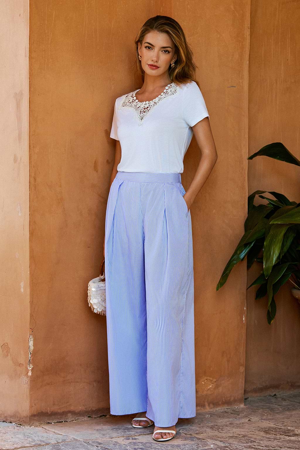 Serene Striped Trousers