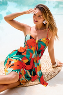 Digging It Abstract Mini Dress