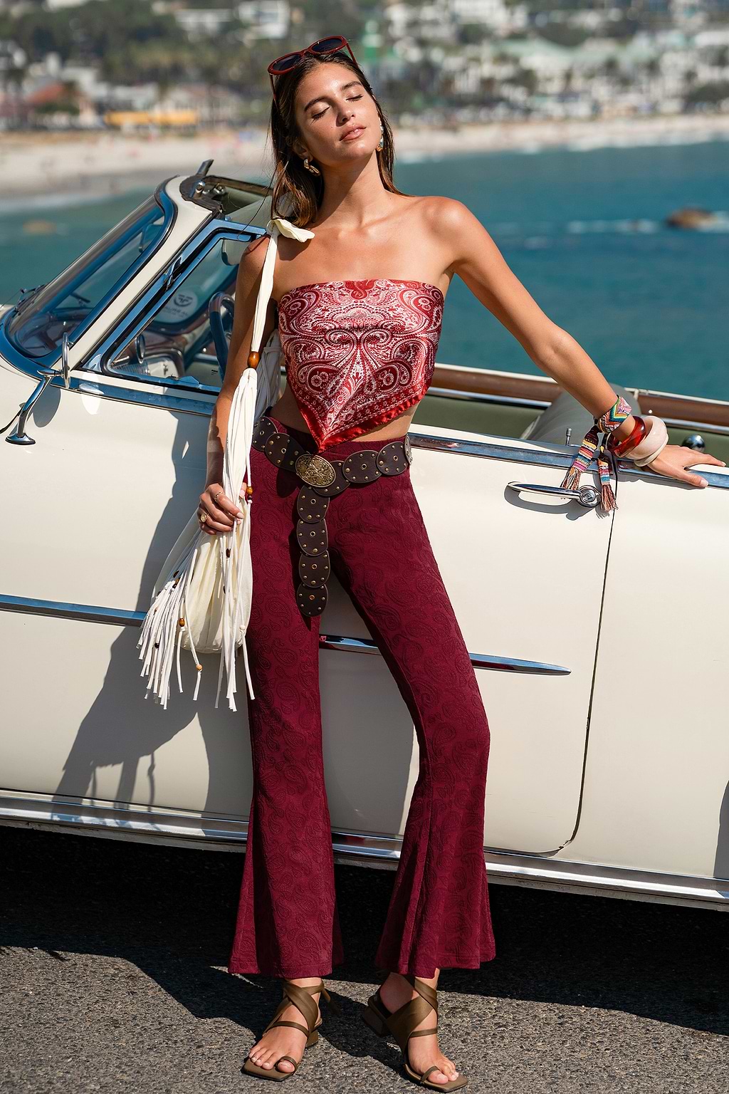 Pantalones estampados de cachemir 