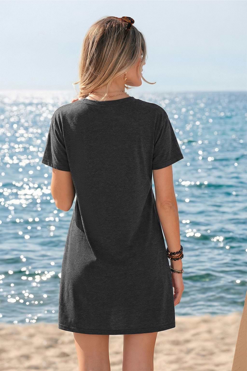 Enjoy the Moments Graphic Mini Dress