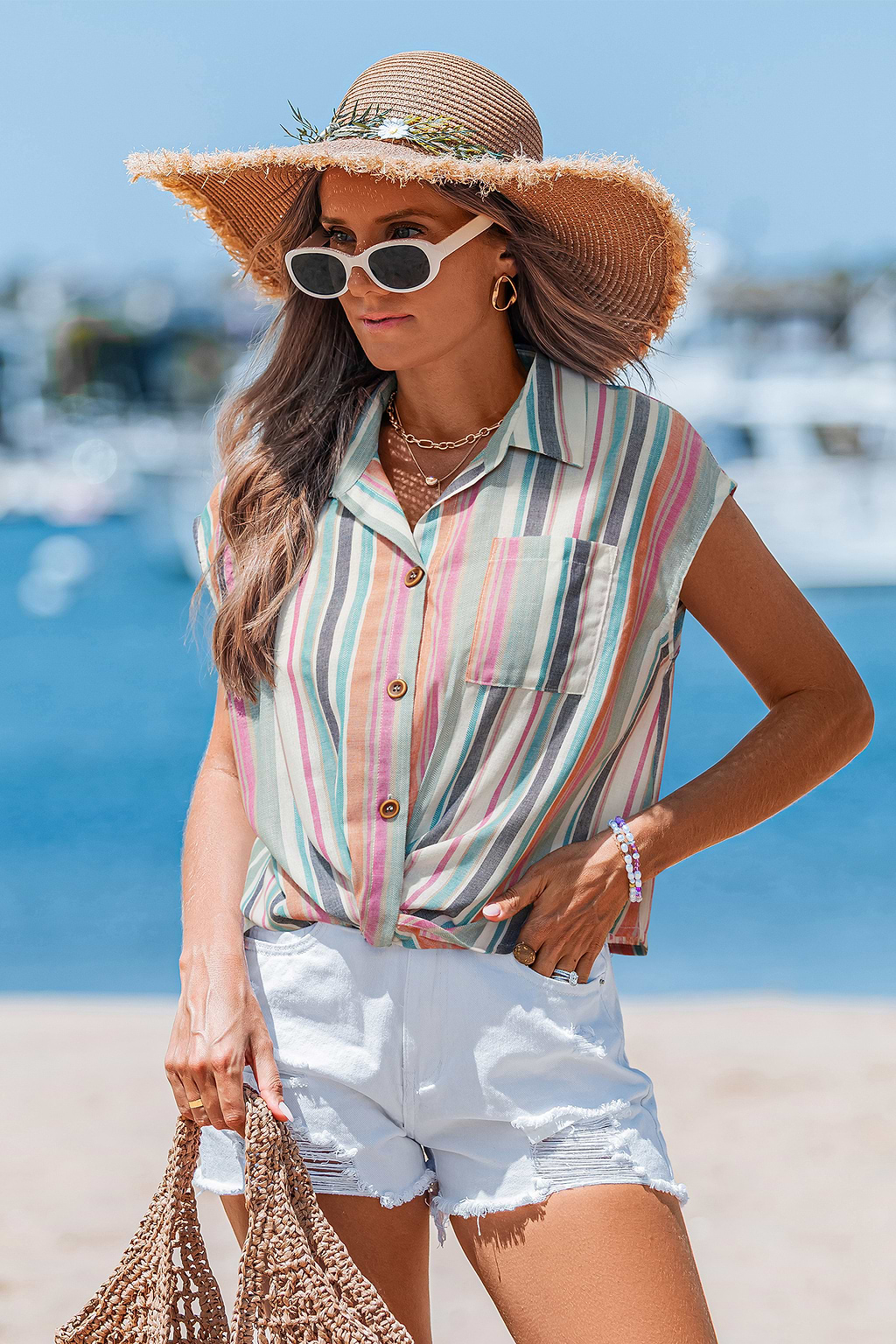 High Summer Striped Top