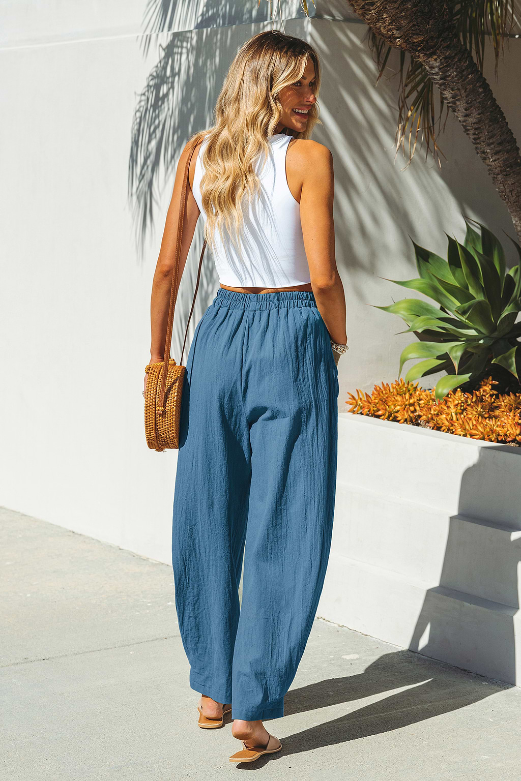 Seaside Escape Blue Pants