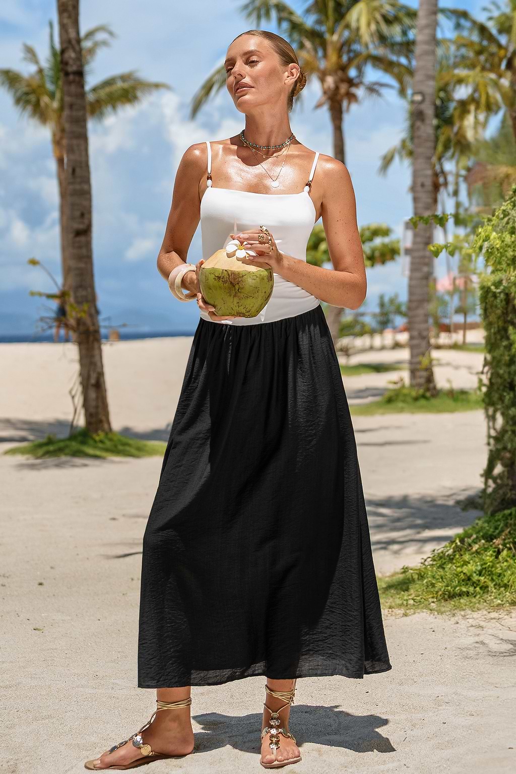 No Favorites Two-Toned Maxi Dress