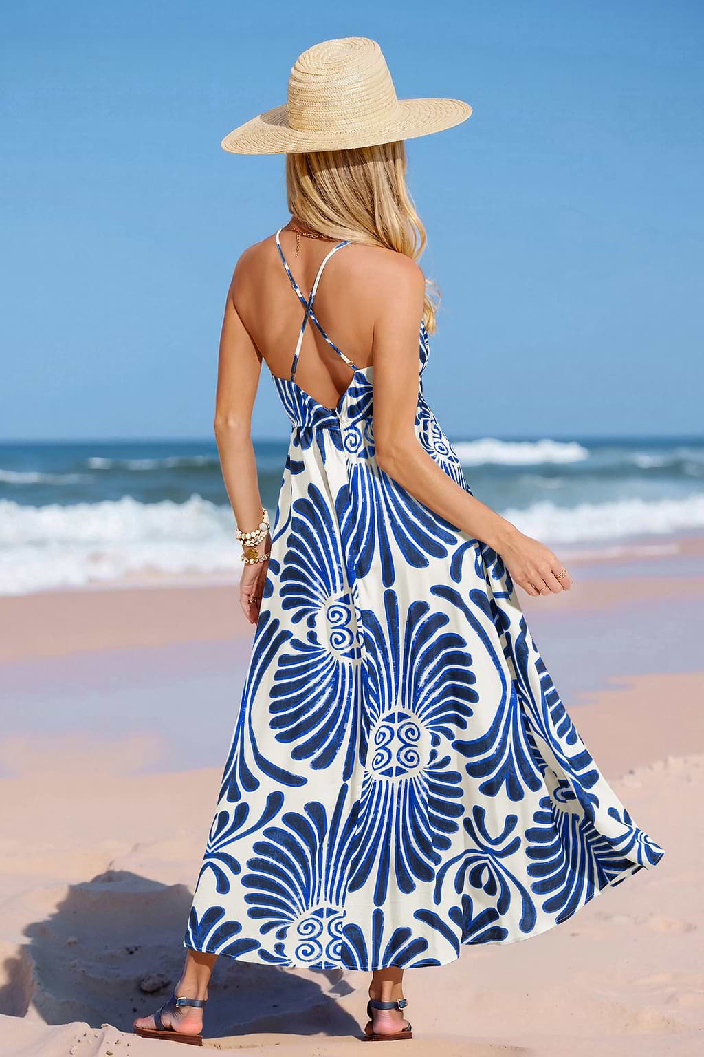 Main Feed Ornate Maxi Dress