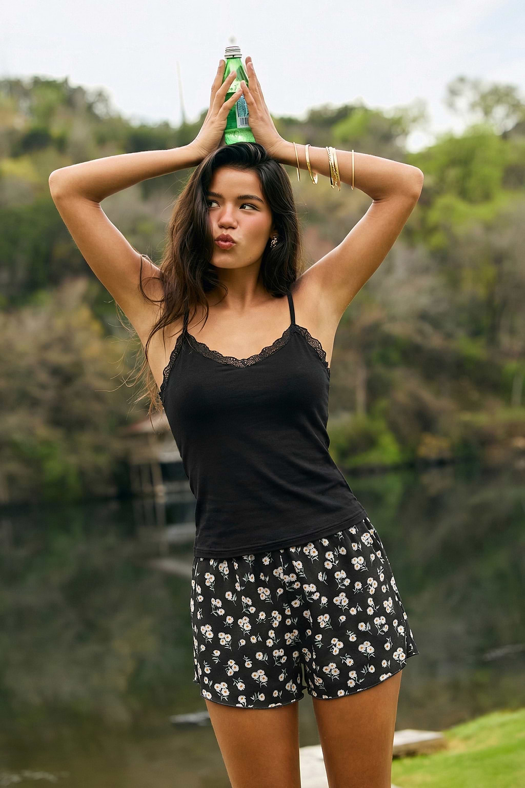 Goodnight Mood Floral Pajama Set