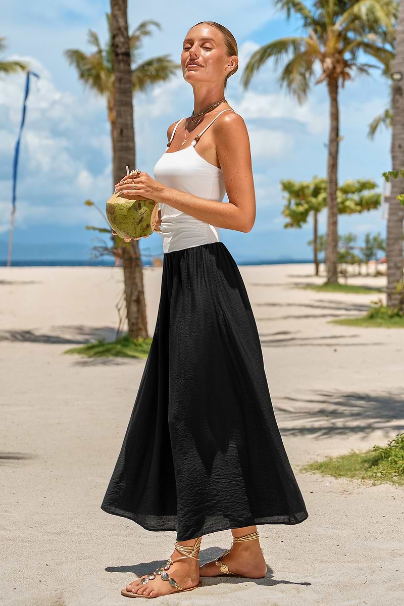 No Favorites Two-Toned Maxi Dress