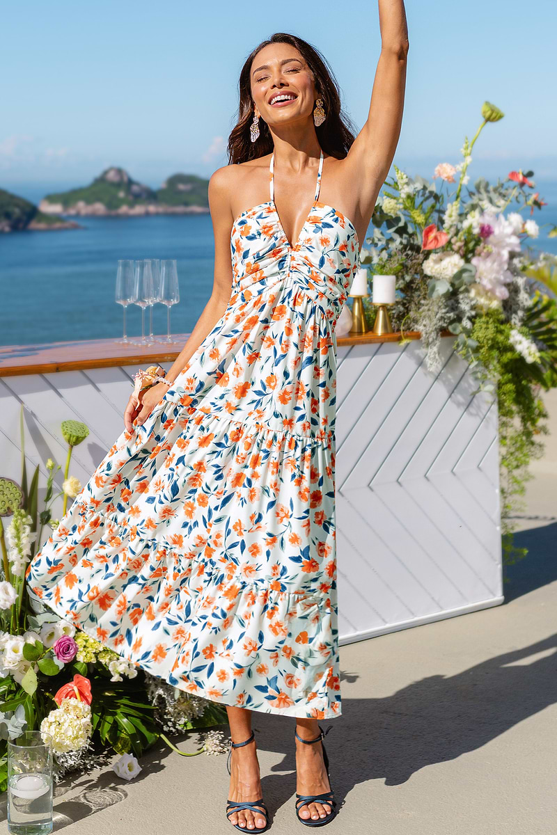 Perfect Timing Floral Maxi Dress