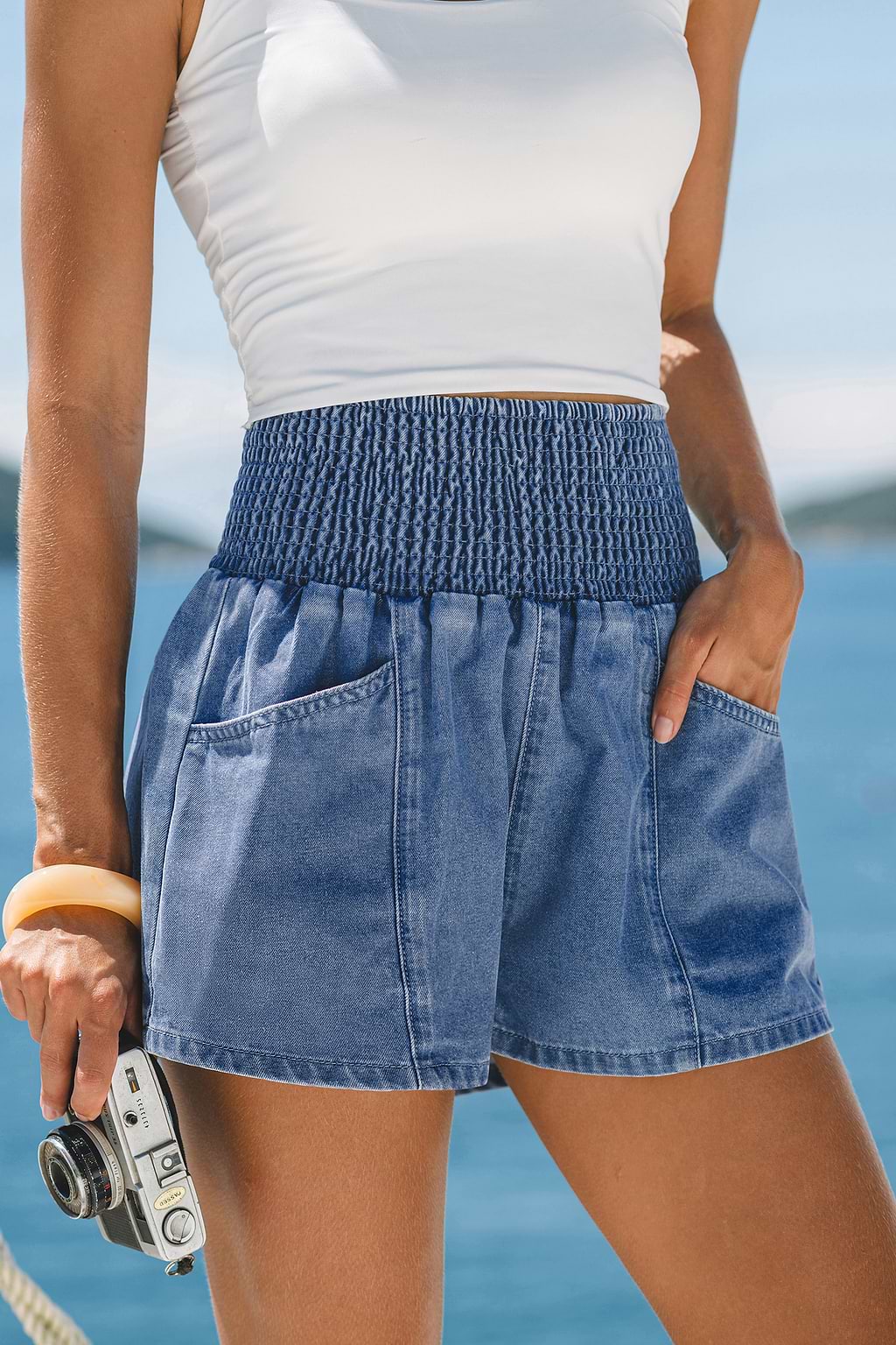 Nothing But Sun denim shorts