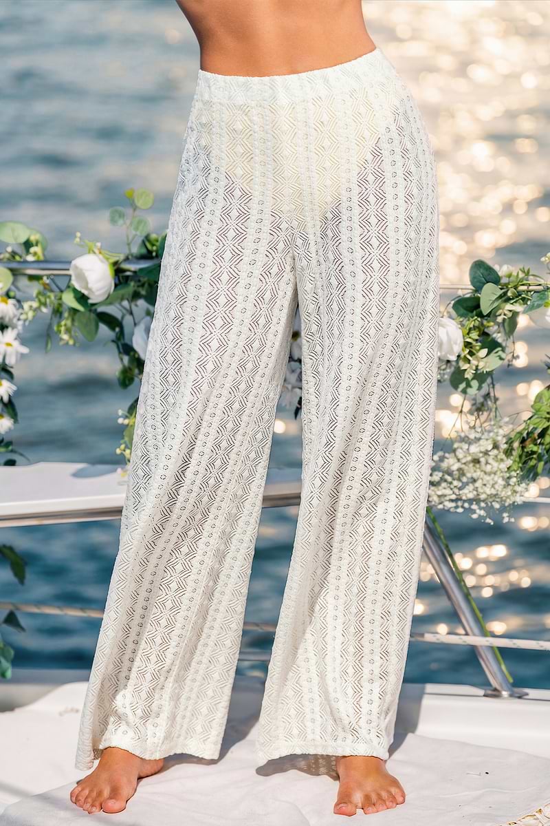 Pantaloni copricostume beige Easy Living